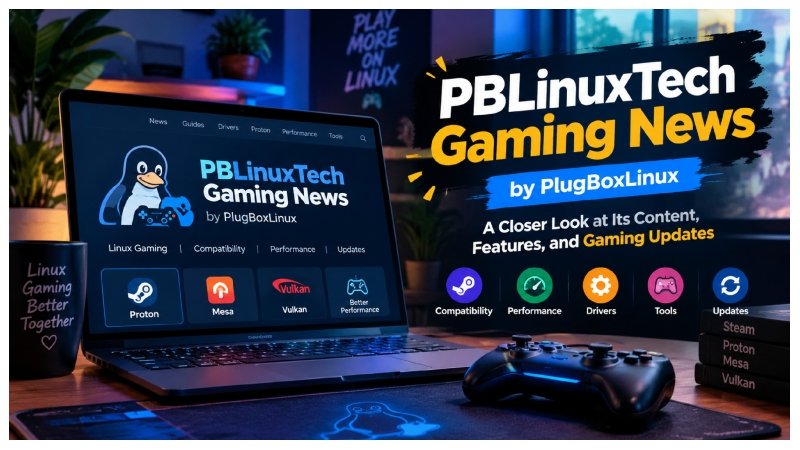 PBLinuxTech Gaming News by PlugBoxLinux: Linux Gaming Updates, Compatibility and Performance