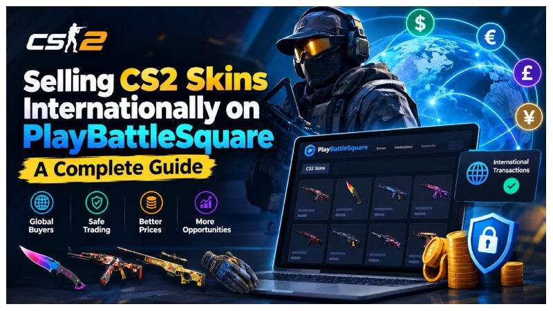 Selling CS2 Skins Internationally on PlayBattleSquare