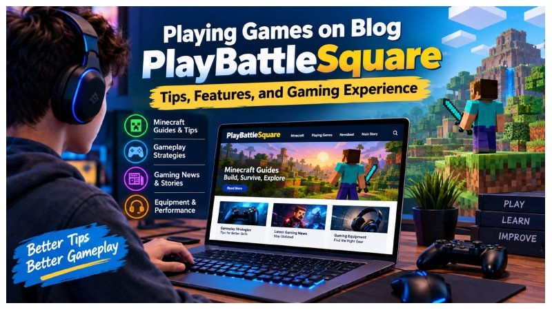 Playing Games on Blog PlayBattleSquare